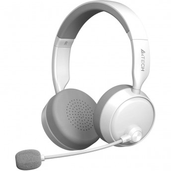 Наушники с микрофоном A4TECH BH230 белый мониторные BT оголовье Наушники с микрофоном A4TECH BH230 белый мониторные BT оголовье